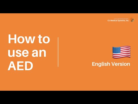How to operate the iPAD CU-SP1 (AED / Defibrillator) - CU Medical