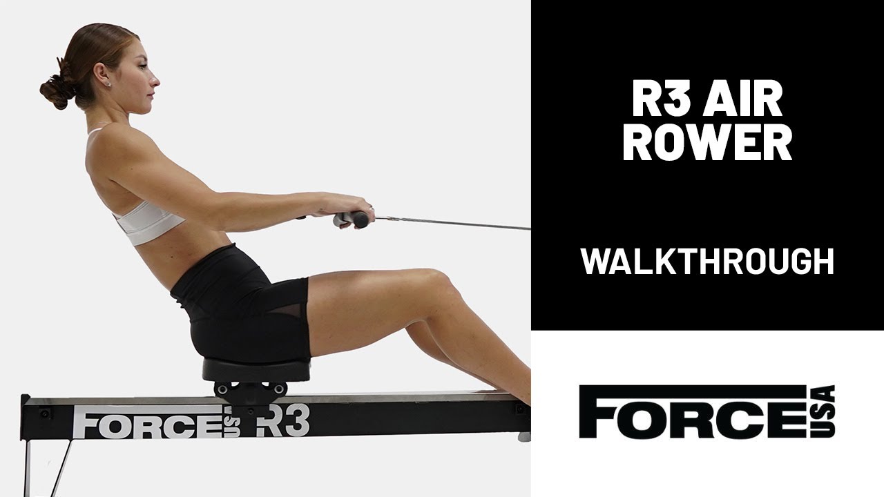 Force USA R3 Air Rower Walkthrough