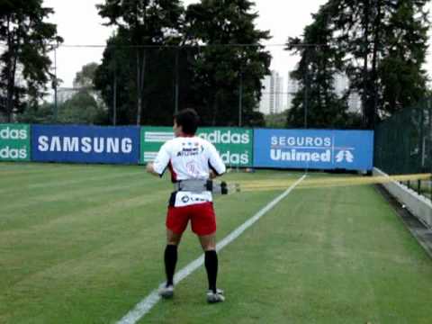 treino cinto Tração Actual modelo prata no ct palmeiras em maio/2010