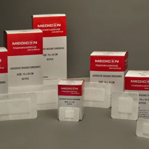 Αυτοκόλλητο αποστειρωμένο επίθεμα non-woven Medicin 5cm X 7cm