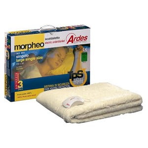 Ardes Morpheo 411 Μονή ηλεκτρική κουβέρτα 100% μάλλινη
