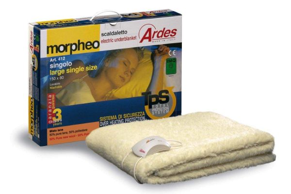 Ardes Morpheo 412 Μονή ηλεκτρική κουβέρτα 50% μάλλινη- 50% ακρυλική