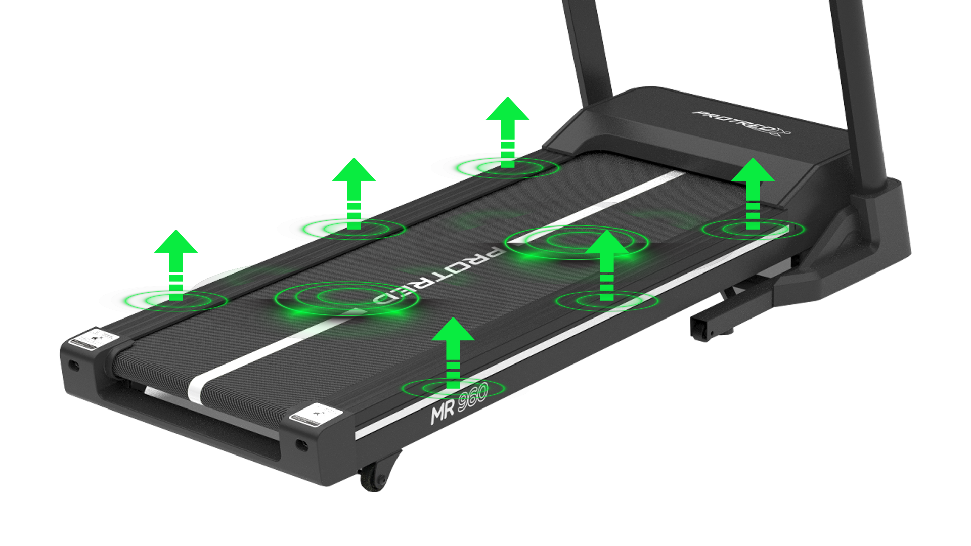 Διάδρομος Γυμναστικής ProTred® MR‑960 3.0HP 6 Protred_MR-960 Rubber Absorption System