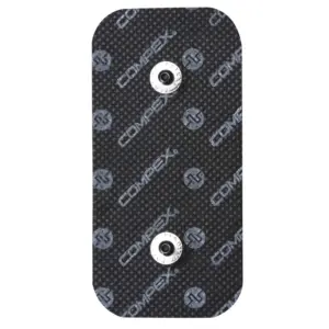 Αυτοκόλλητα ηλεκτρόδια Compex 5×10cm με διπλό κλίπ