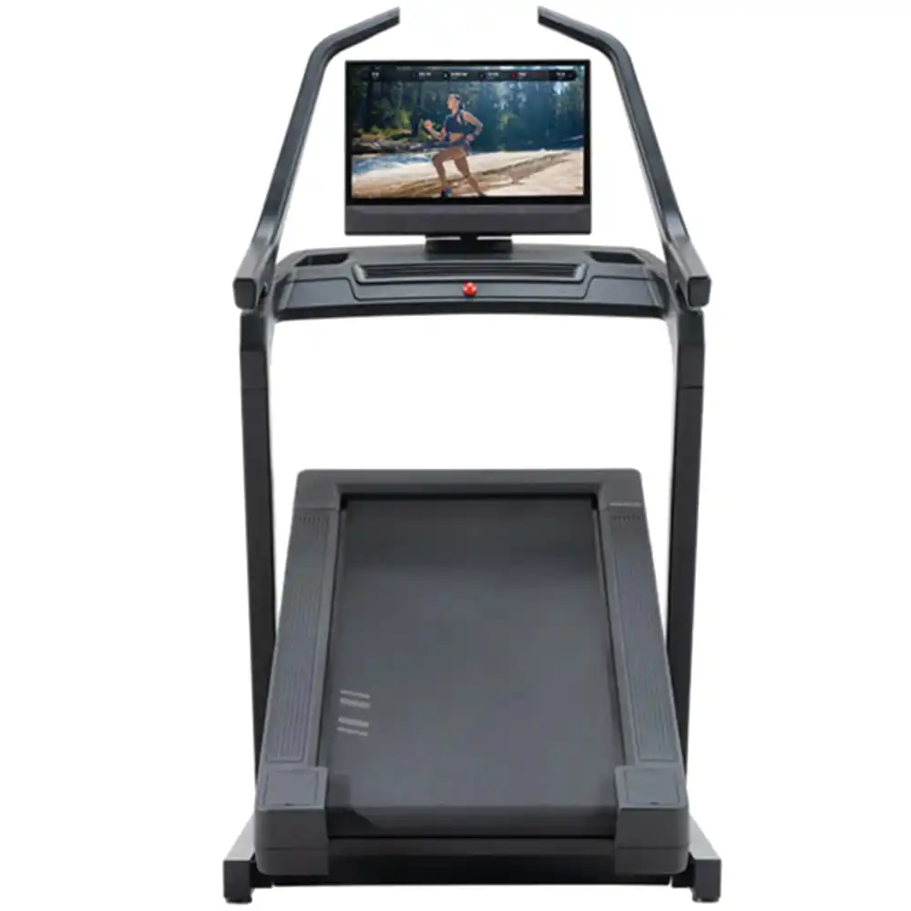 Ηλεκτρικός διάδρομος γυμναστικής NordicTrack X24 Incline Trainer με κλίση από -6% έως +40%.