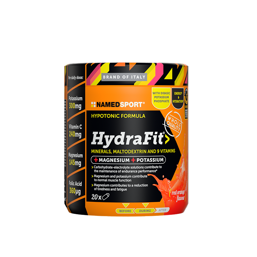 Named Sport HydraFit 400g Red Orange