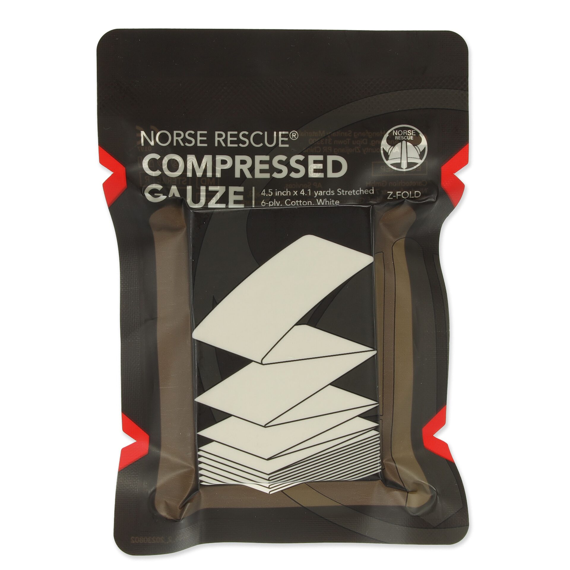 norse rescue compressed gauze z fold gaza empotismou 1 medicin.gr